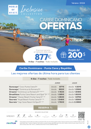 OFERTAS - Caribe Dominicano Desde 877 € en hotel 5* T.I y crdito de 200$ en cupones resort