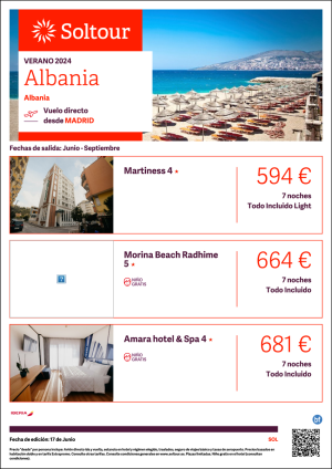 Albania desde 594 € , salidas de Junio a Septiembre desde Madrid