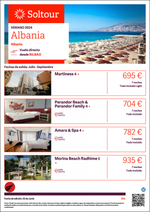 Albania desde 695 € , salidas de Julio a Septiembre desde Bilbao