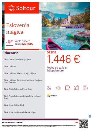 Eslovenia Mgica desde 1.446 € , salida 2 de Septiembre desde Murcia