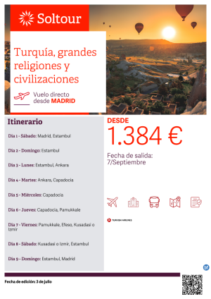 Turqua, grandes religiones y civilizaciones - desde Madrid