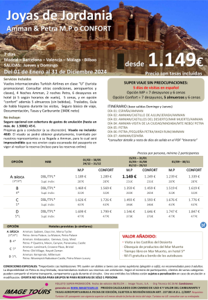 Joyas de JORDANIA, Amman y Petra, desde 1.149 € con 5 das de visitas! Hasta Diciembre 2024