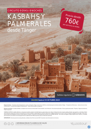 Kasbahs y Palmerales desde Tnger, 9 das / 8 noches