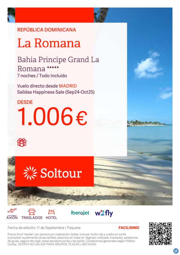 La Romana (Repblica Dominicana) en Bahia Principe Grand La Romana desde 1.006 € , salidas desde Madrid