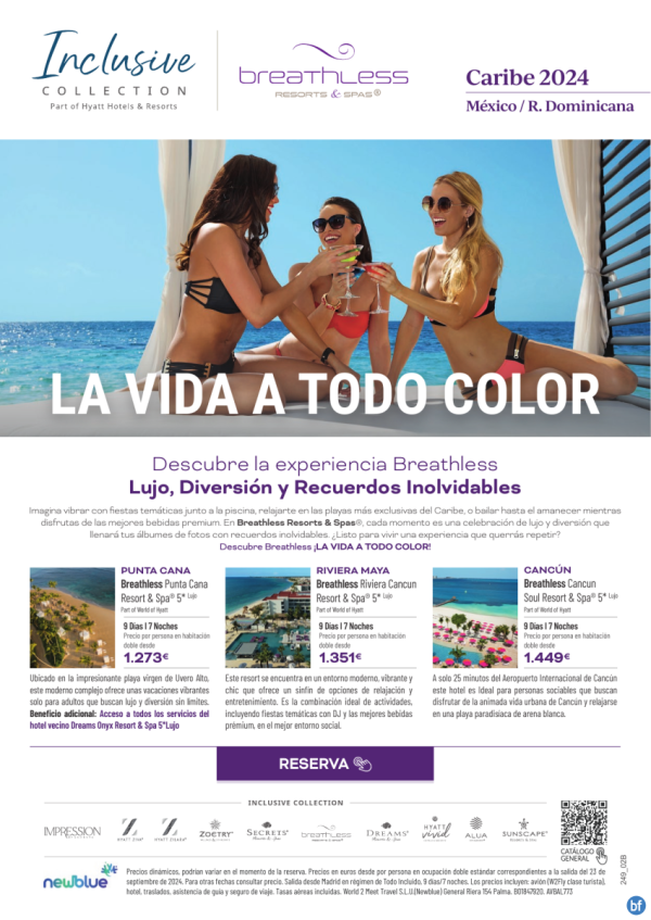 Mxico y Dominicana: Lujo, Sofisticacin y Diversin con Breathless  - Desde 1.273 € 