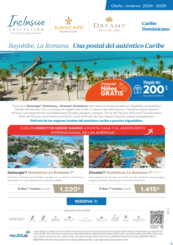 Bayahibe, una postal del AUTNTICO CARIBE desde 1100 € 