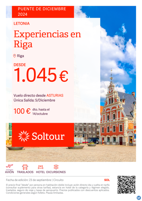 Experiencias en Riga (Letonia) desde 1.045 € - Especial Puente de Diciembre, salida 5 Diciembre desde Asturias