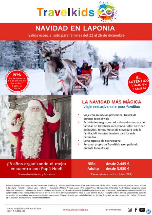 Navidad en Laponia con TRAVELKIDS