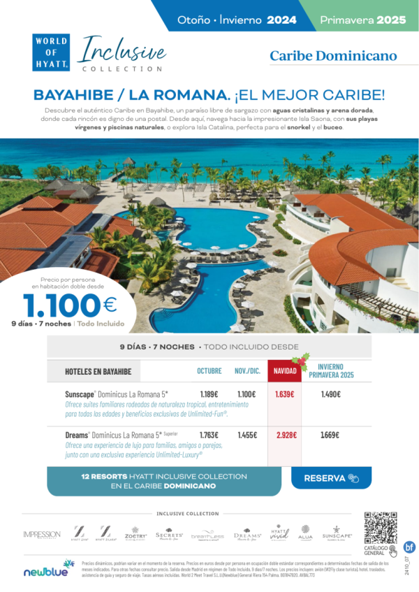 Bayahibe/La Romana: el mejor Caribe - Escapadas Otoo/Invierno/Navidad y Primavera 2025 - Desde 1.100 € 