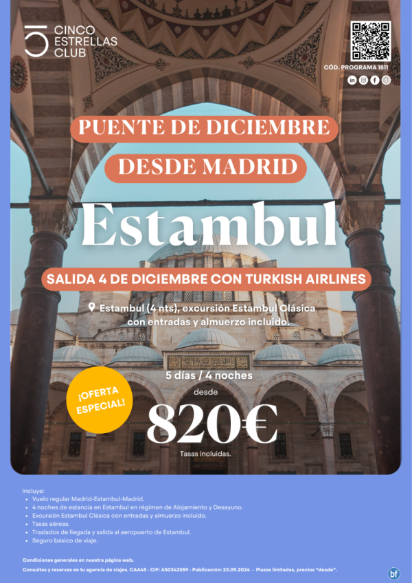 Puente de Diciembre!!!! Estambul desde 820 € 