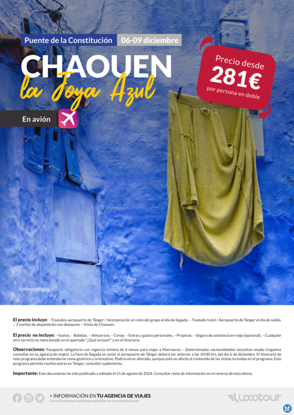 Puente de la Constitucin - Chaouen, la joya azul en avin