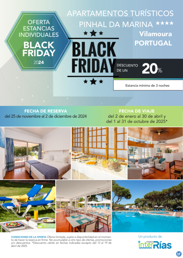 Black Friday Apartamentos Tursticos Pinhal da Marina 4* (Vilamoura - Portugal).- Hoteles para Individuales