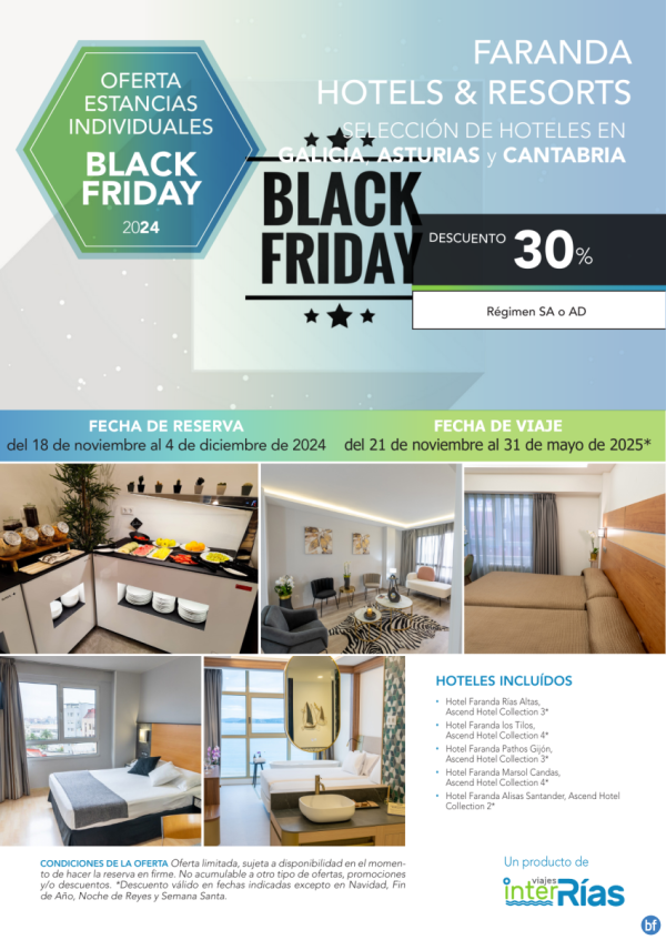 Black Friday Faranda Hotels & Resorts.- Hoteles para Individuales