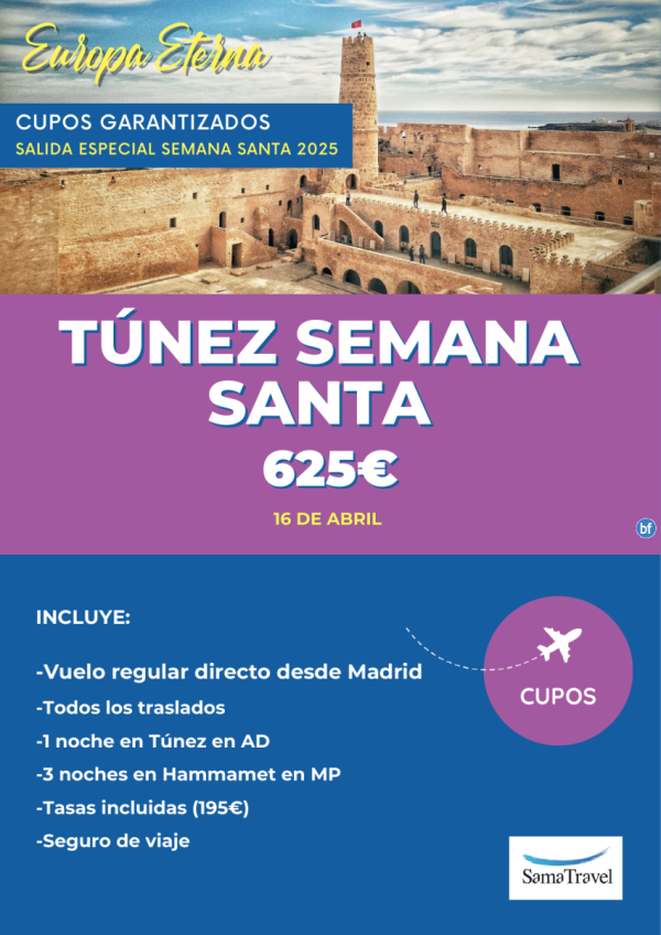 \-TNEZ Semana Santa\- Circuito de 5 das [Cupos y precio garantizados] Salida 16ABR **Desde 625 € **