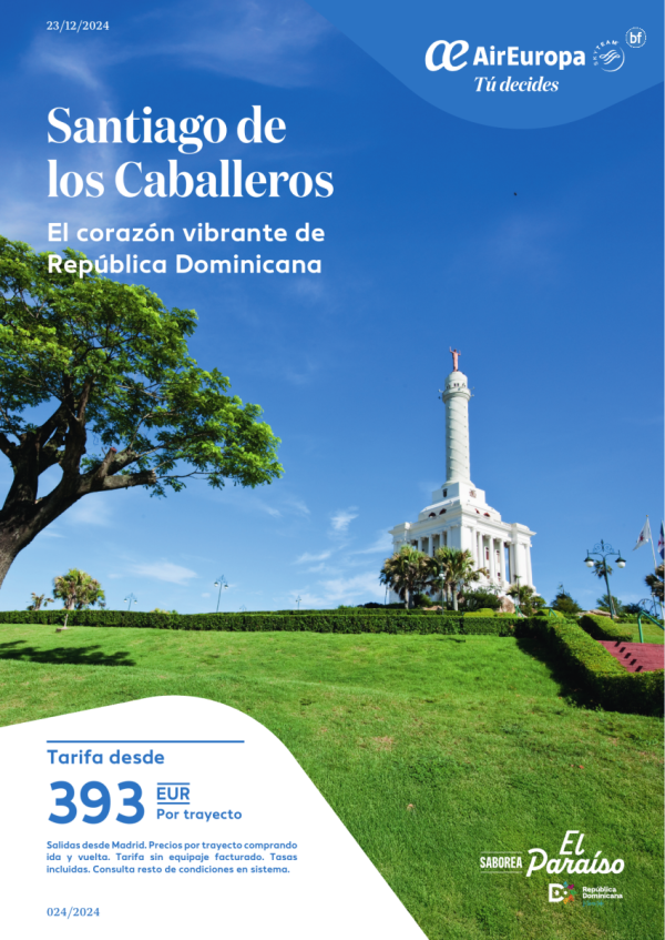 Santiago de los Caballeros, el corazn vibrante de Repblica Dominicana. Vuelos desde 393 € 