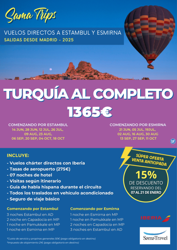 \-Turqua al Completo\- Circuito 8 das [Chrter Directo a IST/ADB] Reservando del 07/01 al 21/01 - DTO 15%