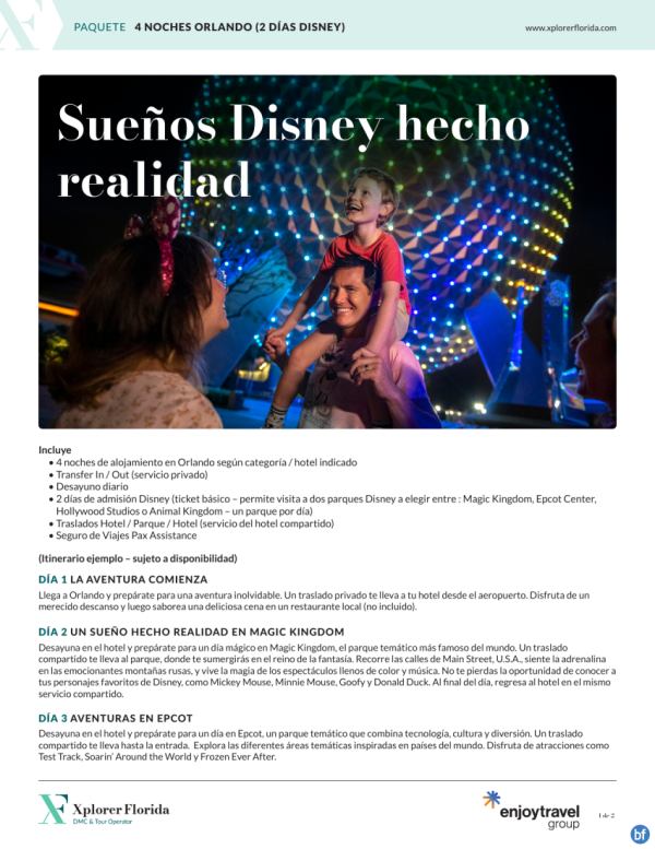 Sueos Disney hecho realidad desde 815 € 