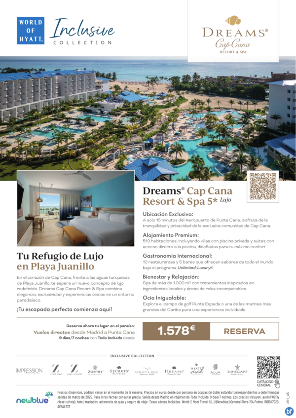 NUEVO Hotel! Dreams Cap Cana 5*Lujo: El nuevo refugio de lujo en Playa Juanillo - Rep. Dominicana