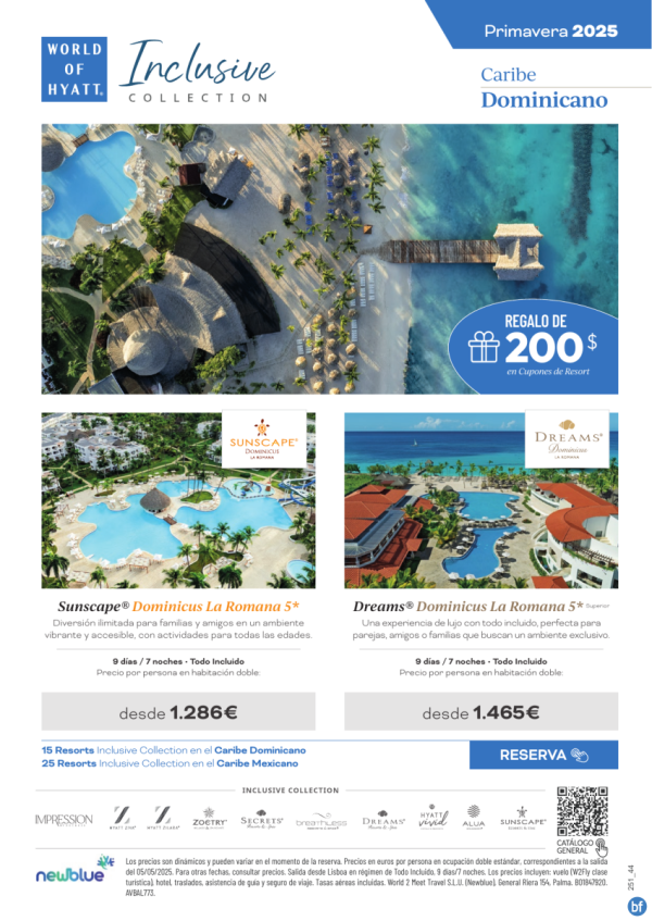 Sper precio en playas sin Sargazo con Sunscape y Dreams en Bayahibe