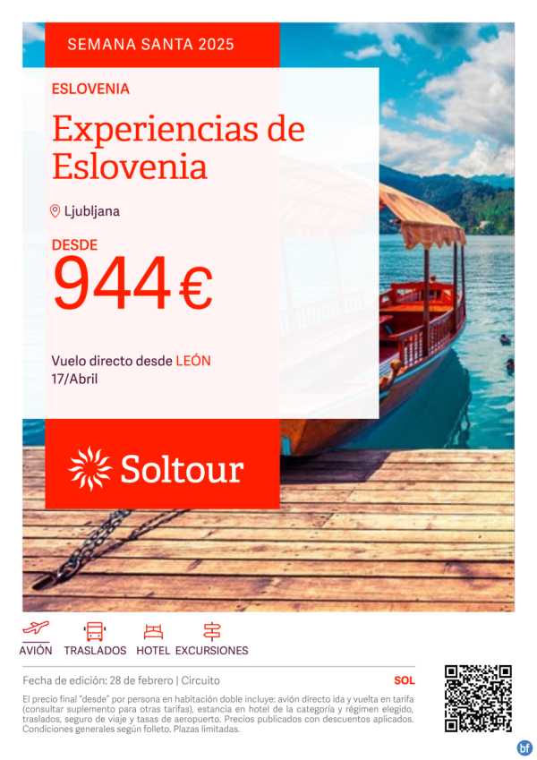 Experiencias de Eslovenia desde 944 € - Especial Semana Santa, salida 17 Abril desde Len