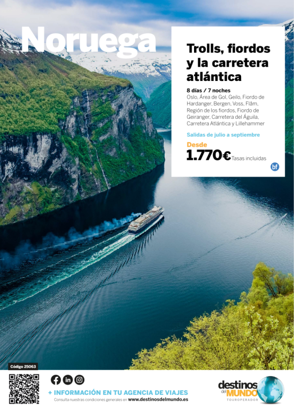 ????Trolls, fiordos y la carretera atlntica???? 8 das / 7 noches desde 1.770 € 