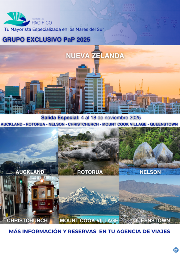 Grupo Exclusivo Nueva Zelanda Puente al Pacfico