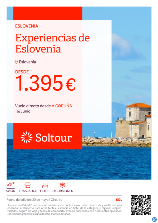 Experiencias de Eslovenia desde 1.395 € , salida 16 Junio desde A Corua