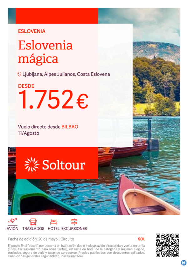 Eslovenia Mgica desde 1.752 € , salida 11 Agosto desde Bilbao