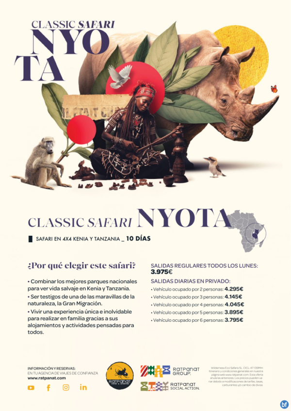 *Classic Safari Nyota* Safari por Kenia y Tanzania en 44