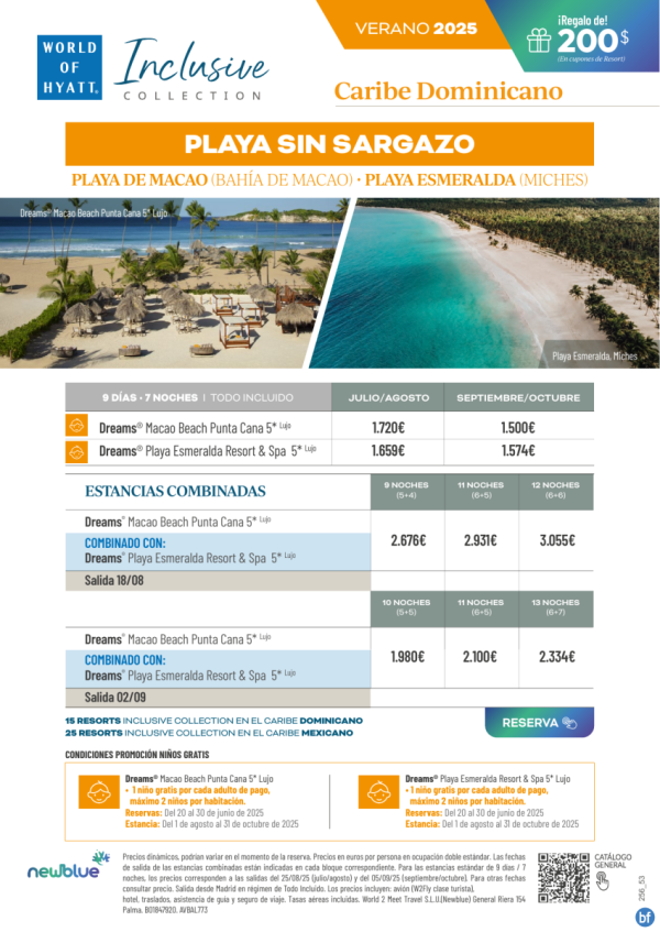 Vive un verano 100% Sin Sargazo en las espectaculares playas de Macao y Playa Esmeralda, Rep. Dominicana