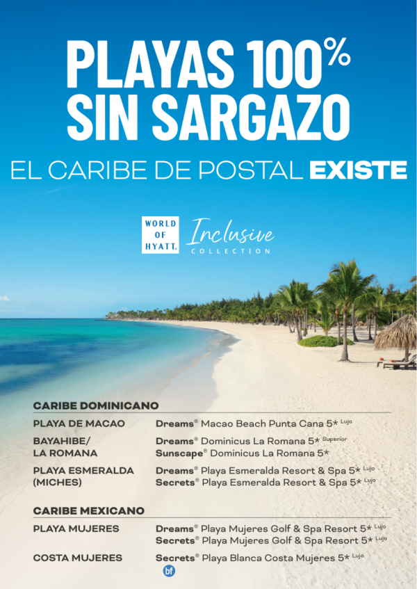 CARTEL para tu Agencia. Playas 100% SIN Sargazo. Descrgalo Ya!