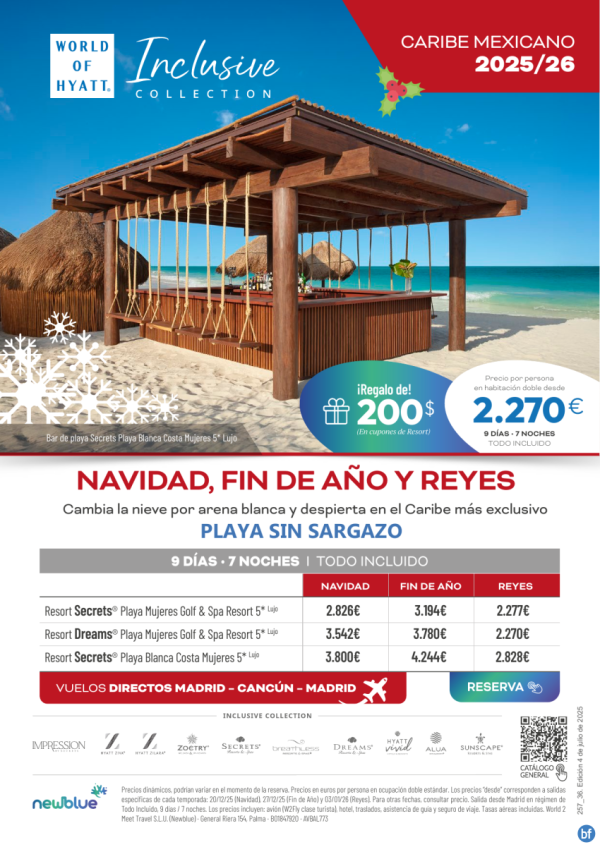 Navidad Sin Sargazo en Playa Mujeres/Costa Mujeres.Cambia la nieve por arena blanca en el Mxico ms exclusivo
