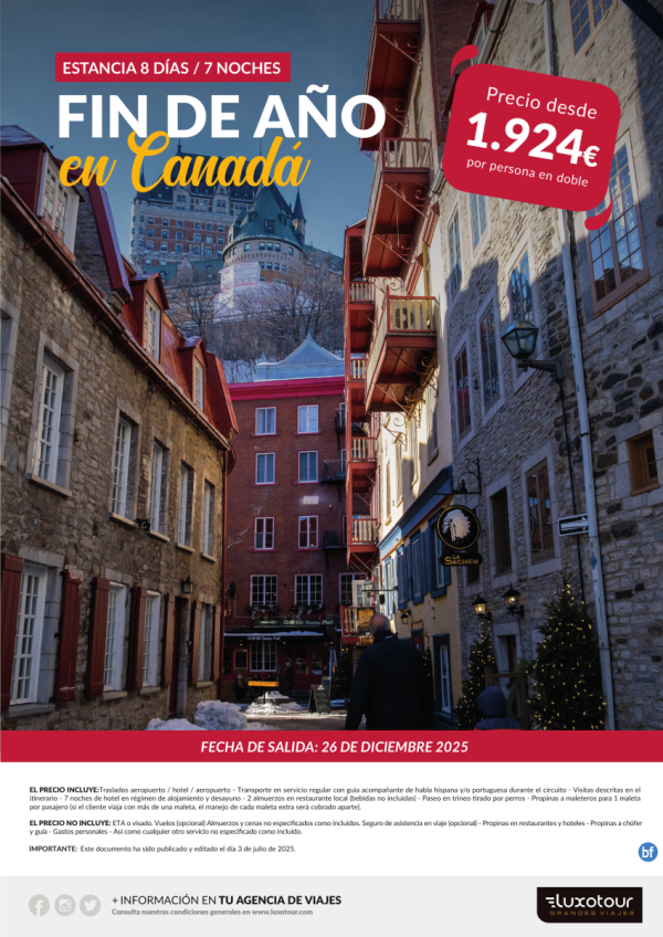 Fin de Ao en Canad - 8 das / 7 noches