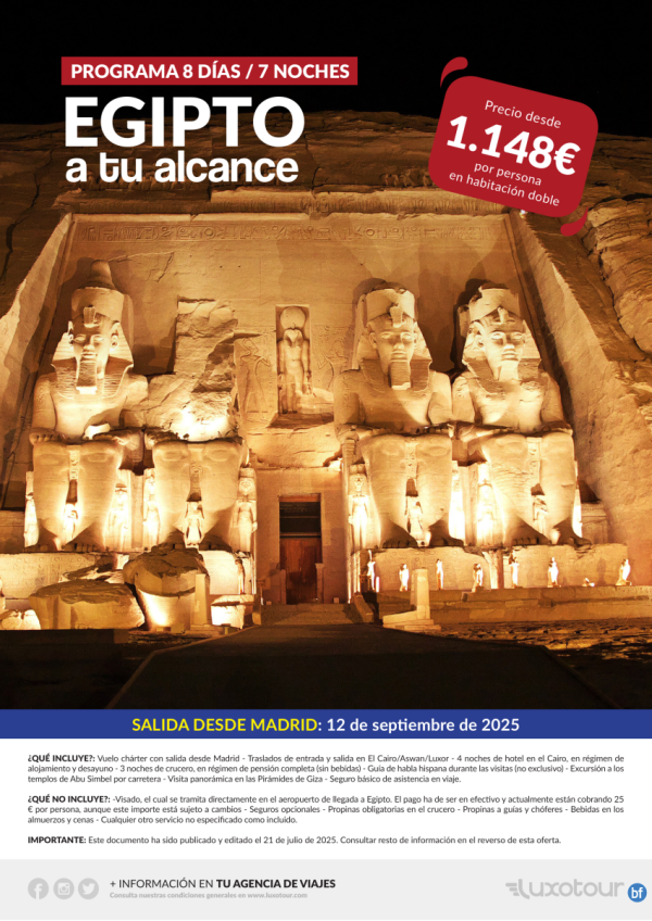 Egipto a tu alcance - 8 das / 7 noches
