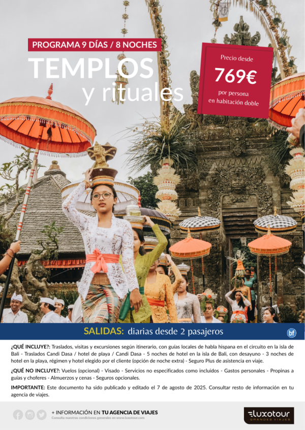Templos y rituales - 9 das / 8 noches