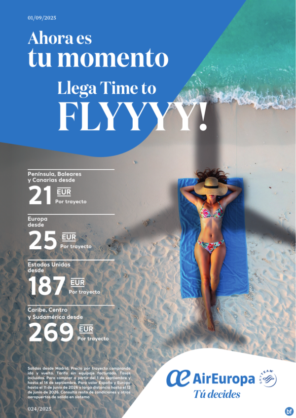 Campaa Time To Fly Ahora es tu momento!