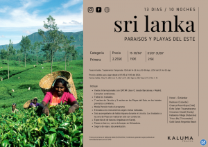 Parasos de Sri Lanka con Playas del Este 13 Das / 10 Noches - Salidas hasta Octubre desde 2.255 € 