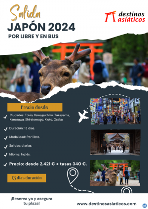 Japn por libre y en bus: Salidas diarias, 13 das. Reserva ya!