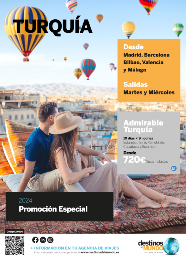 **Promoción ** Admirable Turquía 10d/9n desde 745 € 