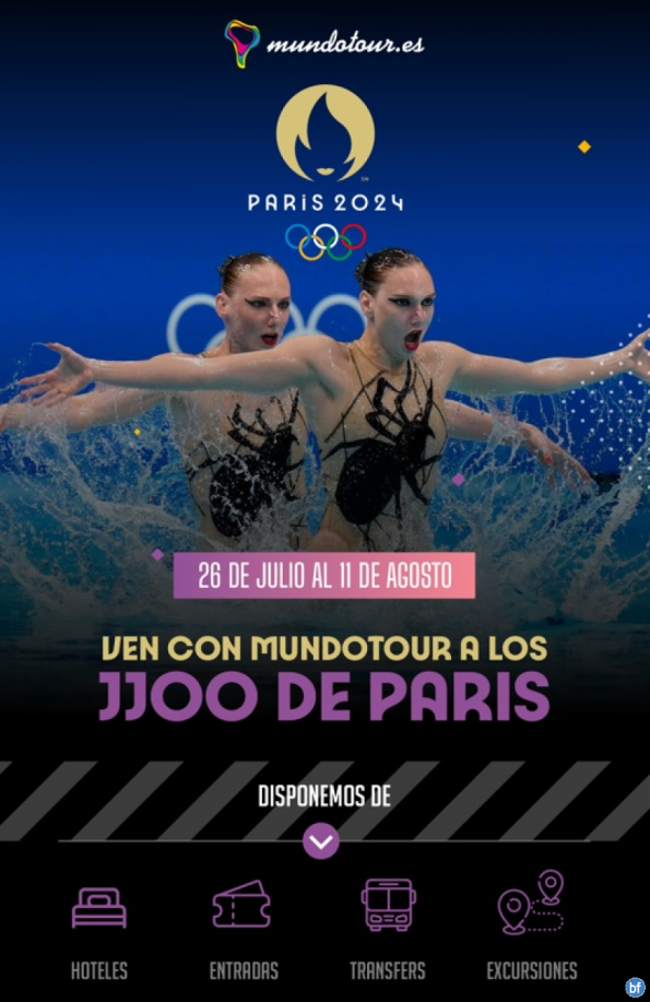 Ven con Mundotour a los Juegos Olimpicos de París 2024