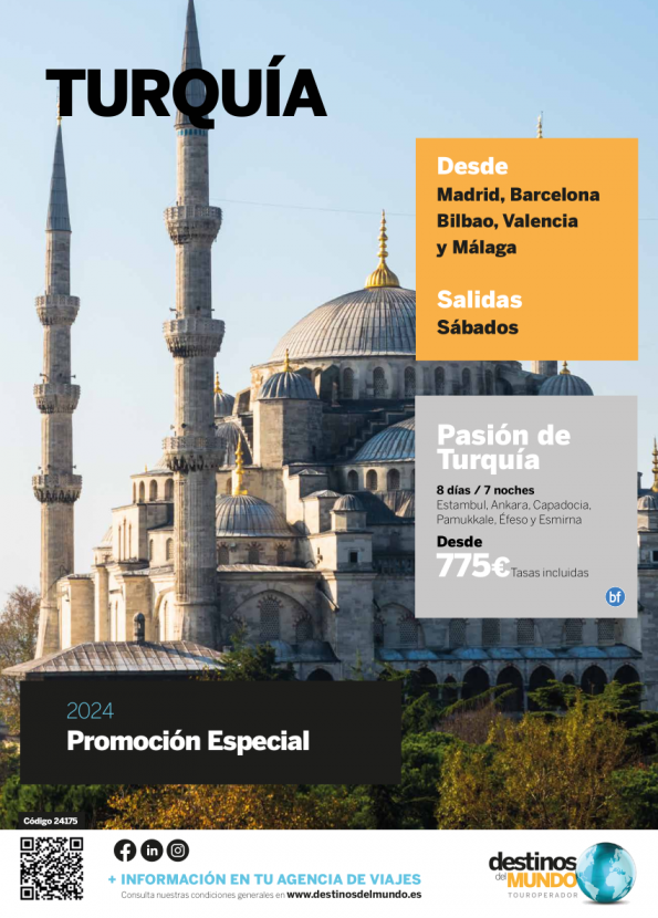 ** Promo ** Especial Pasión de Turquía 8d/7n desde 775 € Salidas desde Mad, Bcn,Bio,Vlc y Agp