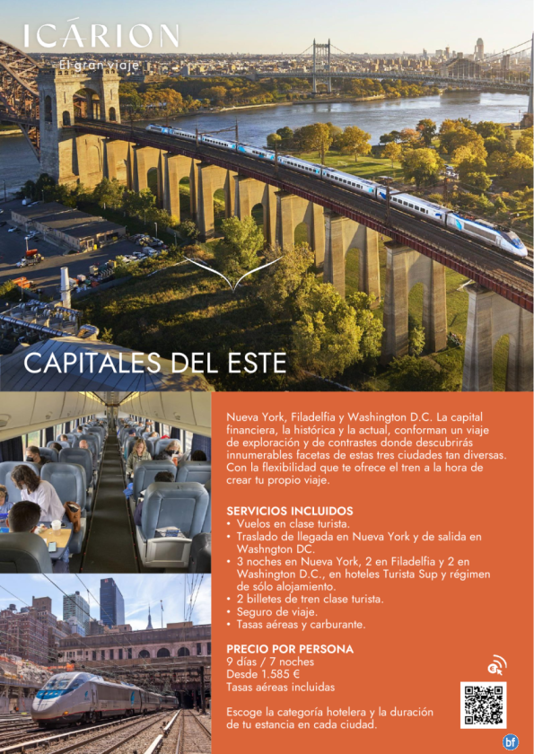 Capitales del este. Visitando Nueva York, Filadelfia y Washington D.C.