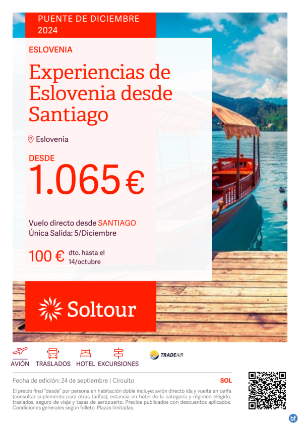 Experiencias de Eslovenia desde 1.065 € - Especial Puente de Diciembre, salida 5 Diciembre desde Santiago