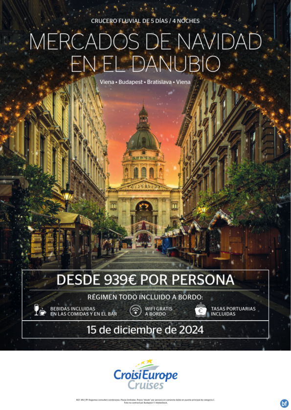 Mercadillos navideños - crucero fluvial Mercados de Navidad en el Danubio - 5 días - régimen todo incluido