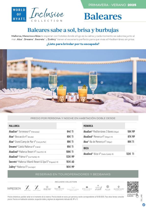 Mallorca, Menorca e Ibiza en primavera. El escenario perfecto para vivir sin prisas. Vívelo desde 64 € P.P y N