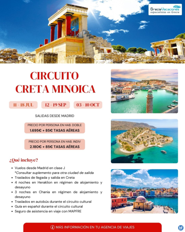 Salidas Especiales: Creta Minoica