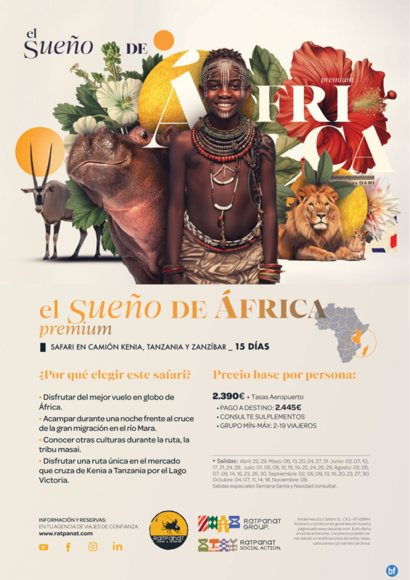 *  El Sueño de África Premium * Safari Kenia, Tanzania y Zanzíbar