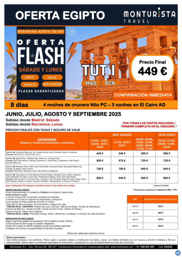 oferta Flash®-TUT I**desde 449 € 