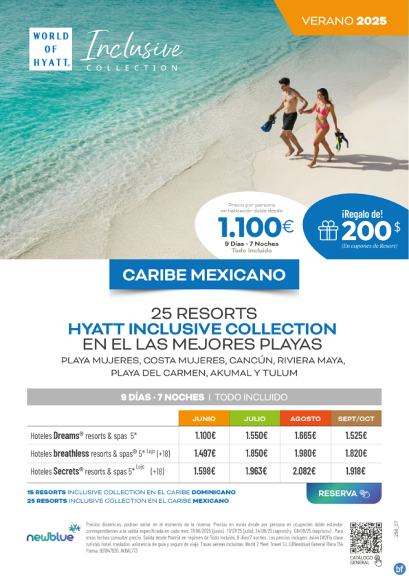 Caribe Mexicano desde 1.100 € en las mejores playas. Precios junio-octubre .