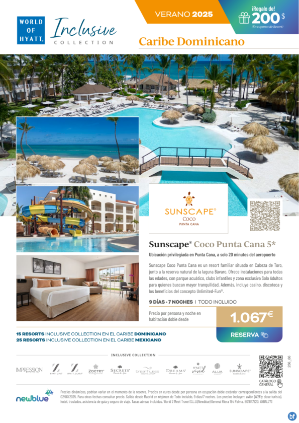 Sunscape Coco Punta Cana 5* ?Resort familiar con todo lo que necesitas para unas vacaciones al mejor precio